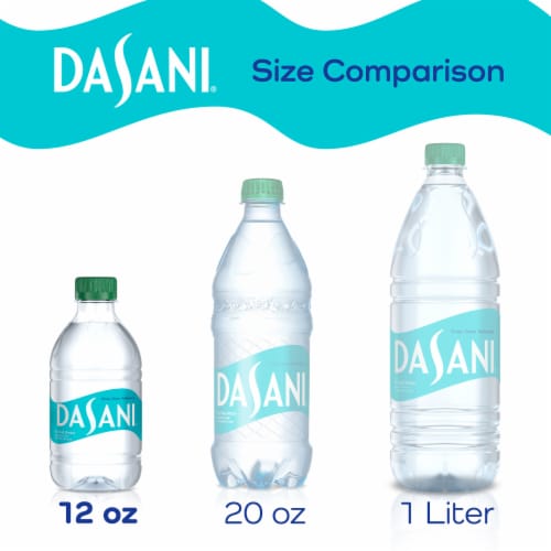 DASANI Purified Water Bottles, 12 fl oz, 8 Pack, Spring