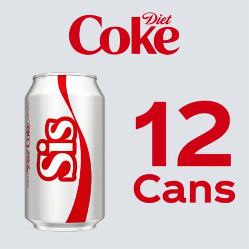 Diet Coke Diet Soda Cans Perspective: right