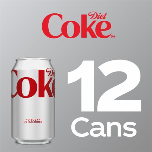 Diet Coke Diet Soda Cans Perspective: right