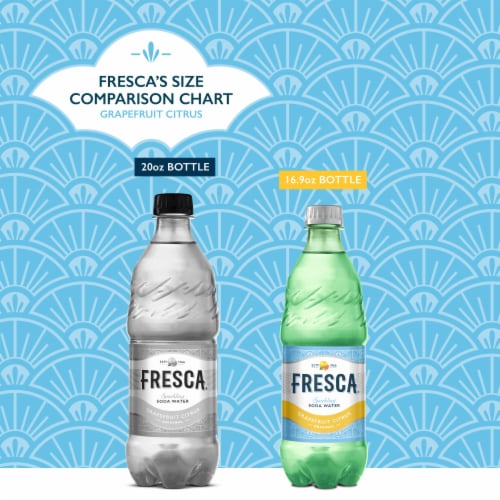 Fresca® Grapefruit Citrus Caffeine Free Soda Bottle Perspective: right