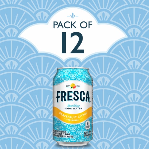 Fresca® Grapefruit Citrus Caffeine Free Soda Cans Perspective: right
