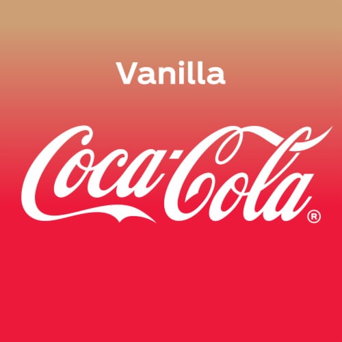 Coca-Cola® Vanilla Soda Bottle Perspective: right
