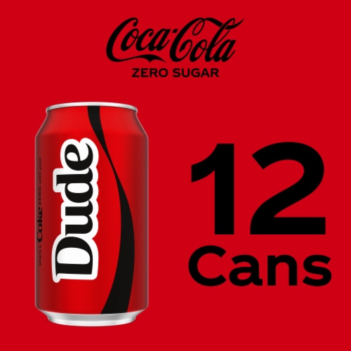 Coca-Cola® Zero Sugar Soda Cans Perspective: right