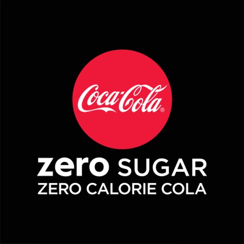 Coca-Cola Zero Sugar Soda Can Perspective: right