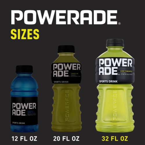 Powerade Lemon Lime Electrolyte & Vitamin Sports Drink Perspective: right