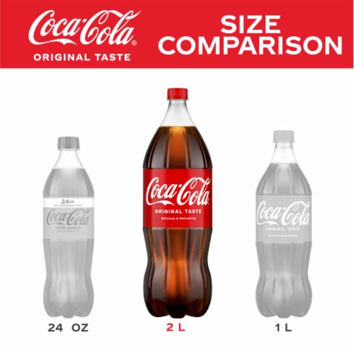 Coca-Cola® Zero Sugar Soda Bottle, 2 liter - Foods Co.