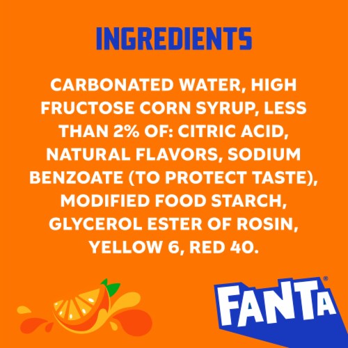 Fanta® Orange Caffeine Free Soda Bottle Perspective: right