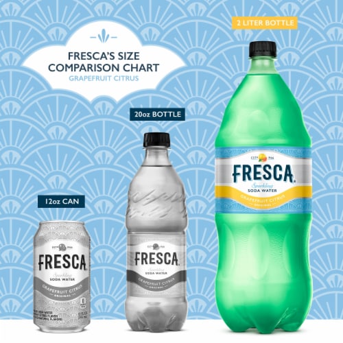 Fresca® Grapefruit Citrus Caffeine Free Soda Bottle Perspective: right