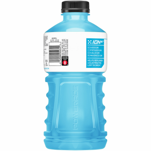 Powerade® Zero Sugar Blue Mixed Berry Sports Drink Bottle Perspective: right
