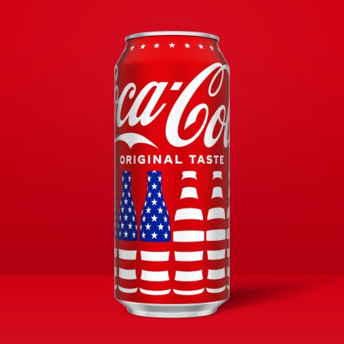 Coca-Cola Classic Soda Cans Perspective: right