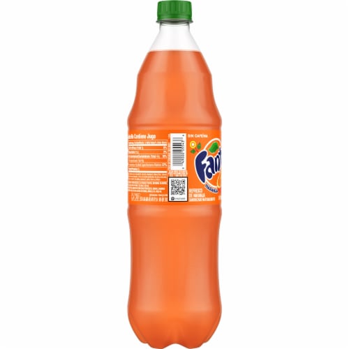 Fanta® Orange Soda Bottle Perspective: right