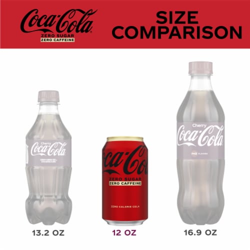 Coca-Cola® Zero Sugar Caffeine Free Soda Bottle, 2 liter - Kroger