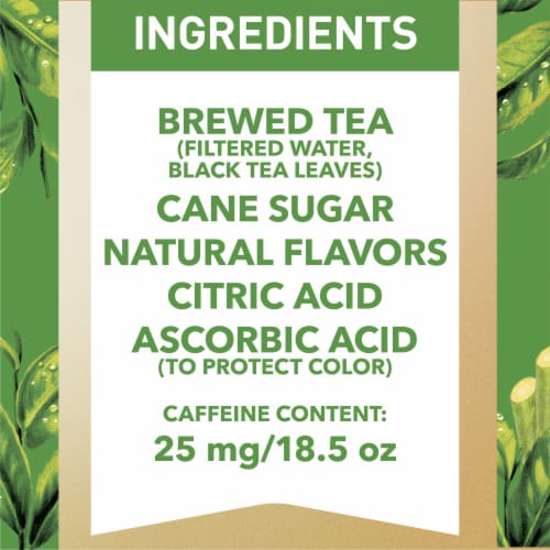 Gold Peak Green Sweetend Iced Tea Drink Perspective: right