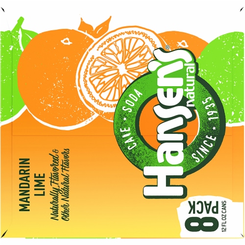 Hansen's Mandarin Lime Soda Perspective: right