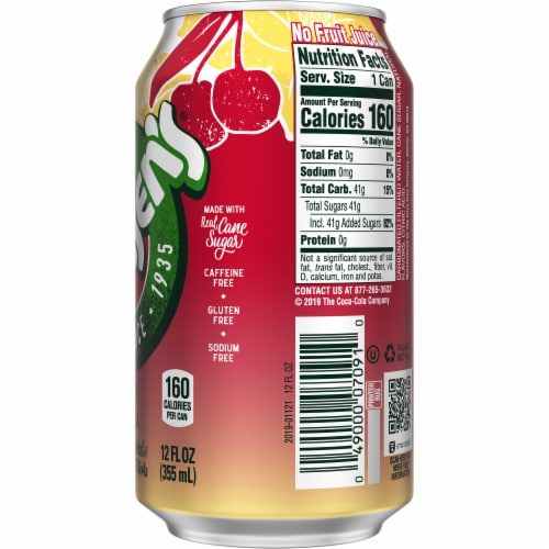 Hansen's Cherry Vanilla Soda Perspective: right