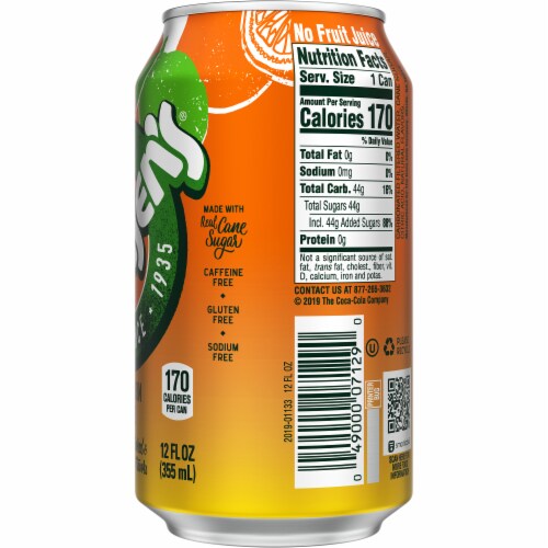 Hansen's Mandarin Lime Soda Perspective: right