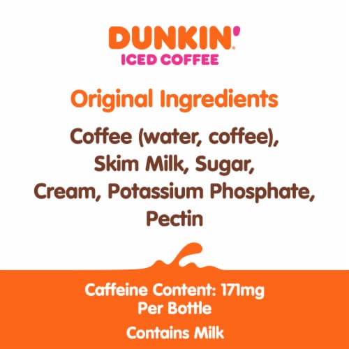 Dunkin' Original Iced Coffee Bottle, 13.7 fl oz Kroger