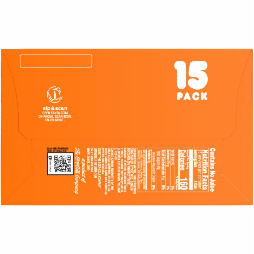 Fanta® Caffeine Free Orange Citrus Soda Perspective: right