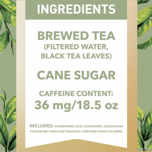 Gold Peak Diet Iced Tea No Sugar Added Zero Calorie Drink Perspective: right
