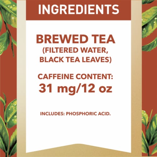 Gold Peak Unsweetened Black Iced Tea Drink Perspective: right