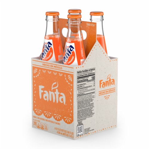 Fanta® Orange Soda Bottles Perspective: right