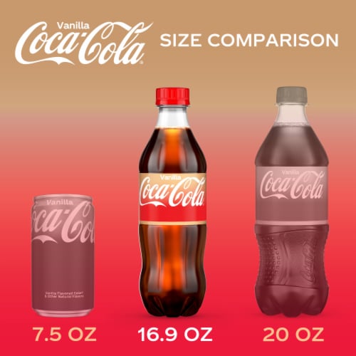 Coca-Cola® Vanilla Soda Bottles Perspective: right