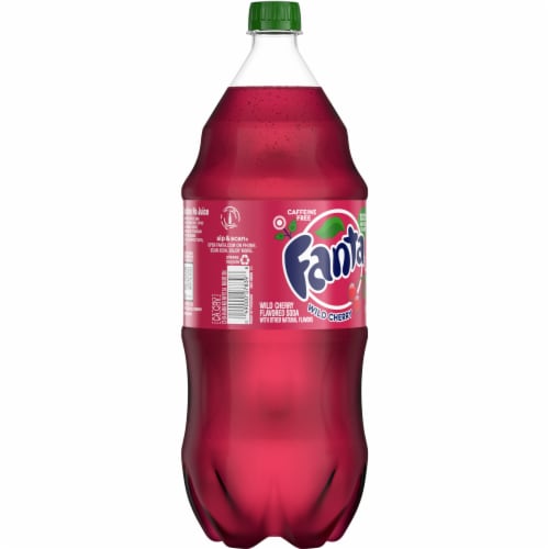 Fanta® Wild Cherry Fruit Soda Bottle Perspective: right