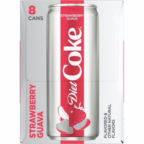 Diet Coke® Strawberry Guava Soda Perspective: right