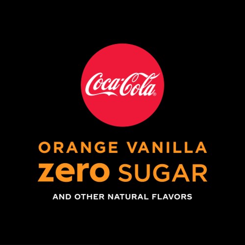 Coca-Cola® Orange Vanilla Zero Sugar Soda Cans Perspective: right