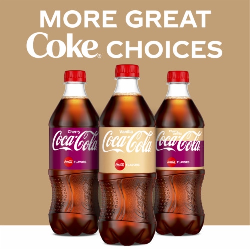 Coca-Cola® Orange Vanilla Soda Bottle Perspective: right