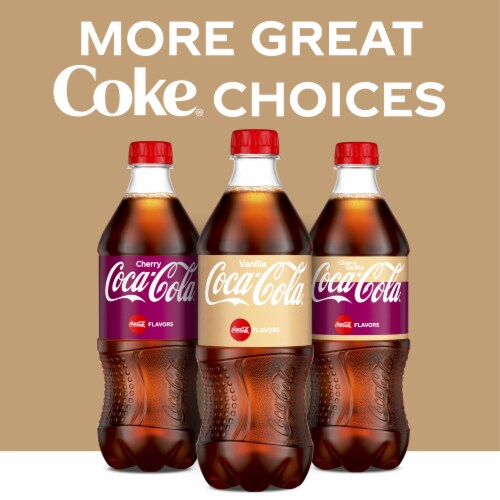 Coca-Cola® Orange Vanilla Soda Bottle Perspective: right