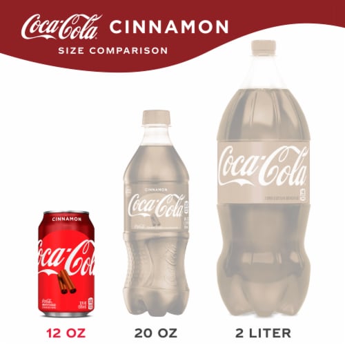 Coca-Cola® Cinnamon Soda Cans Perspective: right