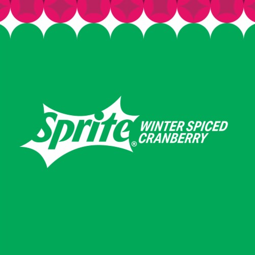 Sprite® Winter Spiced Cranberry Soda Mini Cans Perspective: right