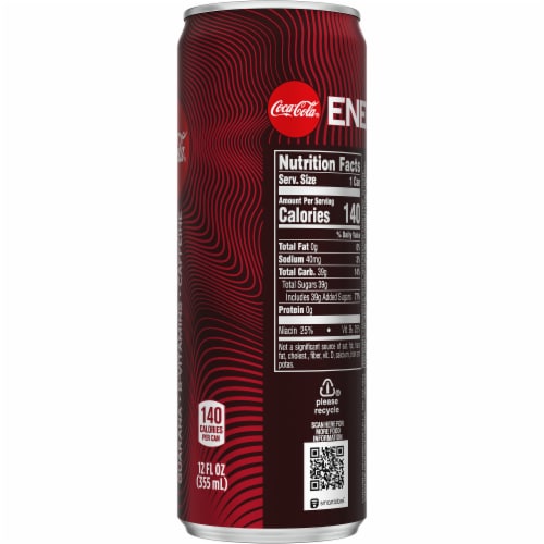 Coca-Cola Energy Drink Perspective: right