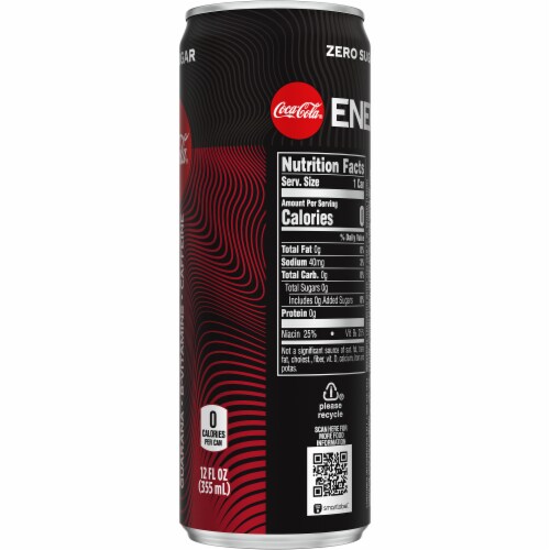 Coca-Cola® Zero Sugar Energy Drink Perspective: right