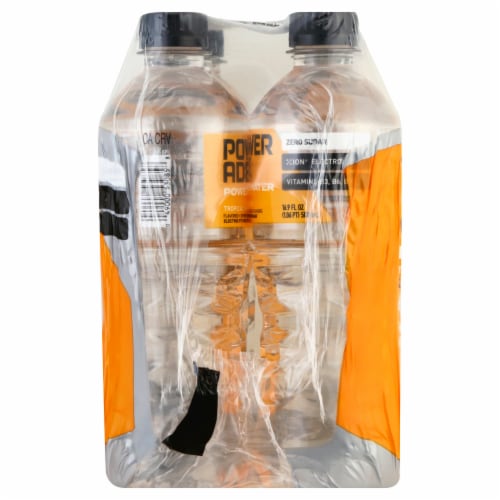Powerade Zero Sugar Power Water Tropical Mango Perspective: right