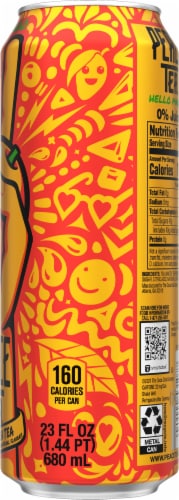 Peace Tea® Naturally Flavored Hello Mango Green Tea Perspective: right