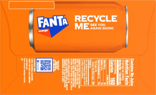 Fanta Orange Soda Perspective: right