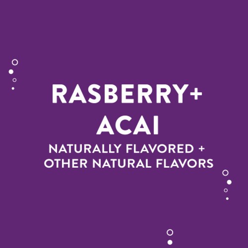 AHA® Raspberry Acai Flavored Sparkling Water Can Perspective: right