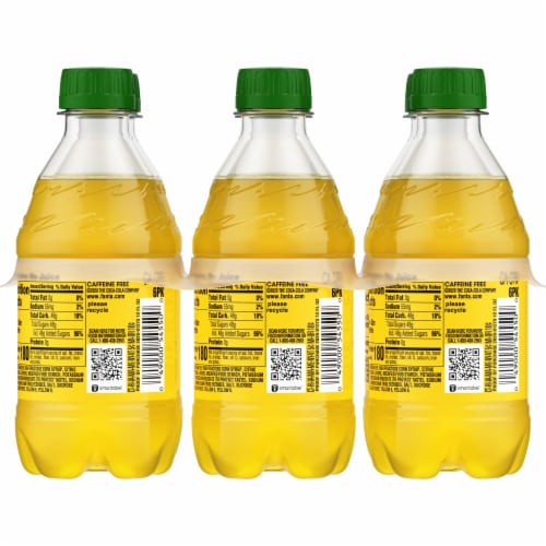 Fanta® Pineapple Caffeine Free Soda Bottles Perspective: right