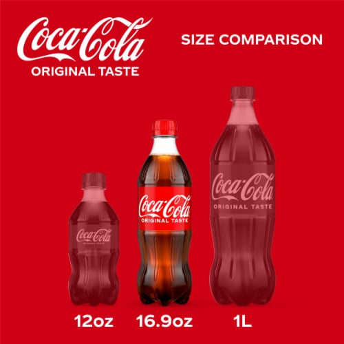 Coca-Cola Classic Soda Bottles Perspective: right