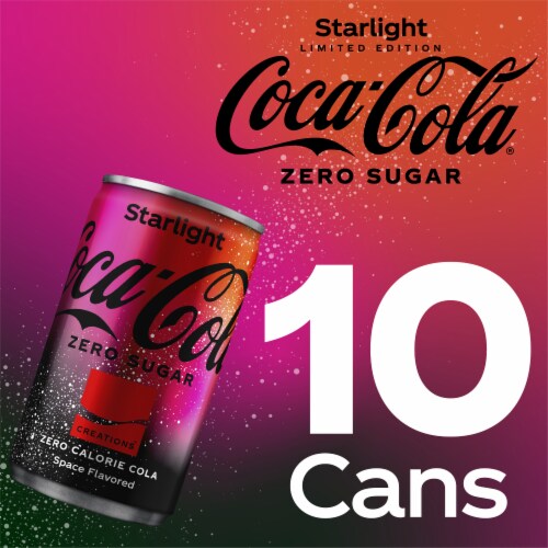 CocaCola® Zero Sugar Starlight Fridge Pack Cans, 10 pk / 7.5 fl oz Food 4 Less