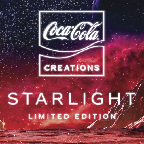 Coca-Cola® Zero Sugar Starlight Bottle Perspective: right