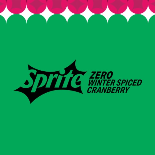 Sprite® Winter Spiced Cranberry Zero Sugar Soda Cans Perspective: right