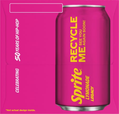 Sprite® Lymonade Legacy Soda Cans Perspective: right