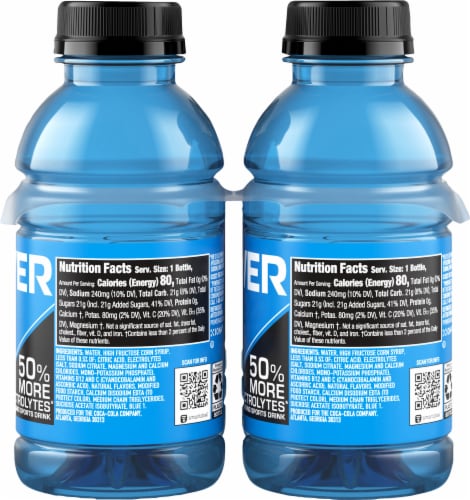 Powerade® Blue Mountain Berry Blast Sport Drink Multipack Bottles Perspective: right