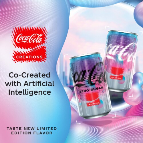 Coca-Cola® Zero Sugar Y3000 LIMITED TIME Soda Mini Cans Perspective: right