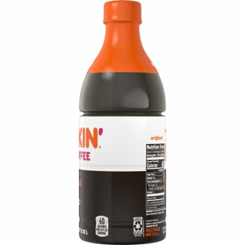 Dunkin'® Original Iced Coffee Bottle Perspective: right
