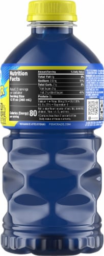 Powerade® Blue Razz Sour Bottle Perspective: right