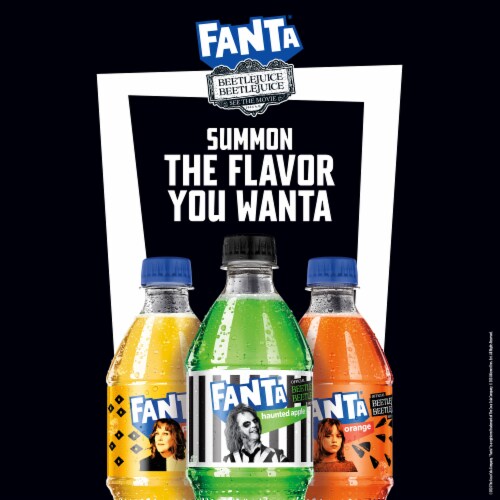 Fanta® Haunted Apple Soda Bottle Perspective: right